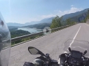 Südtirols kurvige Obststraßen im Trentino, Predaia Region mit BMW R1250GS