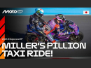 Taxifahrt incl. Knie-Down und Stoppie - Miller Spielchen - JapaneseGP 2026