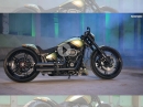 Thunderbike Golden Lime - customized Harley-Davidson FXDR