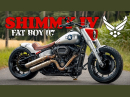 Thunderbike Shimmy IV - Umbau einer Harley-Davidson Fat Boy im Air Force Look