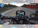Topspeed BMW M1000R (2023) GPS Messung auf der Autobahn - 286 km/h