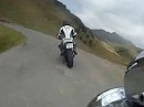 Unterwegs in den italienischen Alpen in der Nähe vom Gardasee mit V-Max und Speed Triple