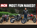 Vergleichstest Performance Nakedbikes: Streetfighter V2S vs Street Triple 765RS gegen MT-09 SP via MCN