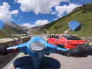 Vespa PX / Locals vs. Audi TT am Stilfser Joch - Hören wir da 