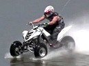 Wasserüberfahrt mit Quad / ATV - nicht nur Jesus konnte übers Wasser gehen ...