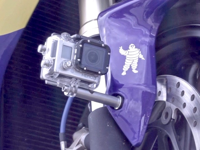 Motorrad Halterung Low Flying für Actioncams