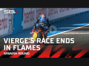 Xavi Vierge's Yamaha fackelt im Race1 auf der Zielgeraden von Jerez ab  - SpanishWorldSBK 2026