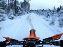 Zweitakt "Schneewanderung" mit KTM 300 EXC