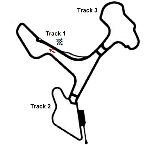 Streckenplan Ascari Race Resort