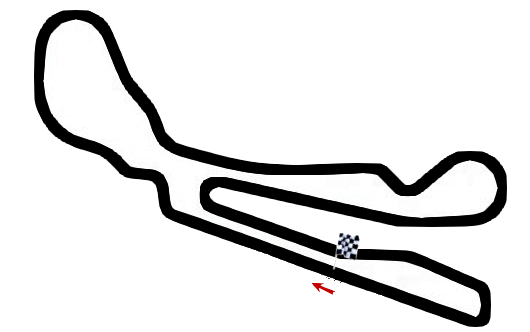 Streckenplan Guadix Circuit - Spanien