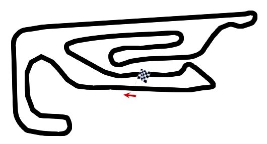 Streckenplan Mallorca Circuito