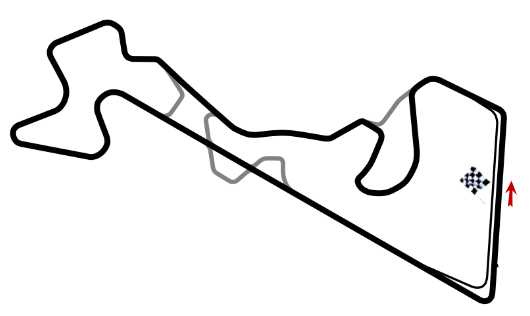 Streckenplan Moskau Raceway