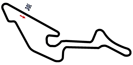 Streckenplan Nürburgring GP Strecke