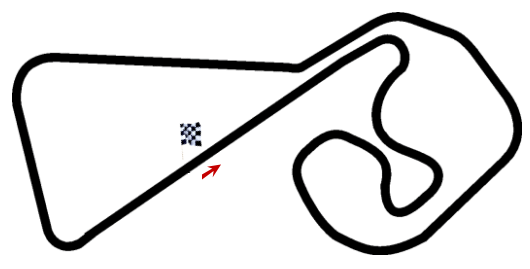 Streckenplan Sachsenring