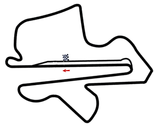 Streckenplan Sepang International Circuit 
